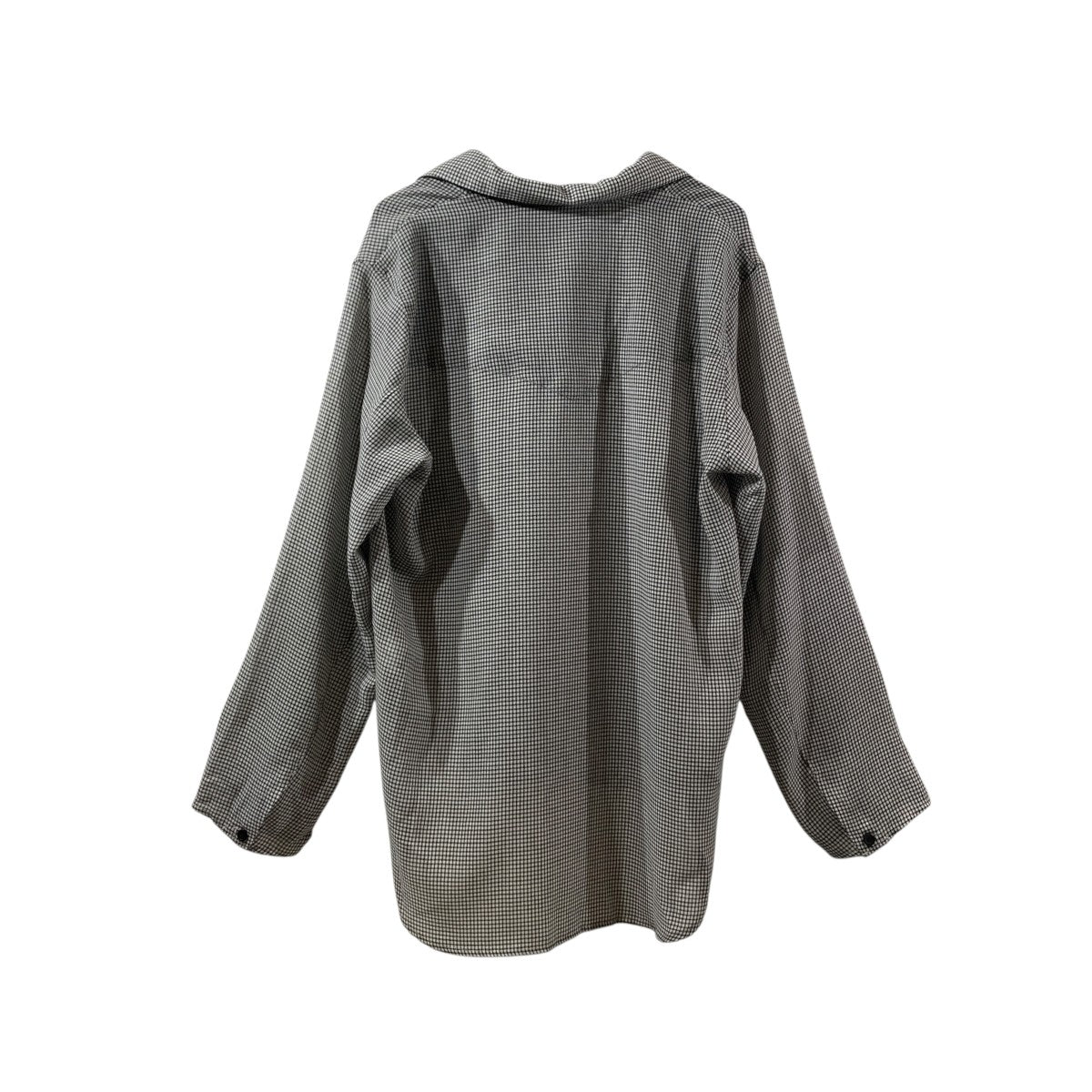 PULL OVER LAPEL SHIRTS  Bishu Japan Polyester Wool Viyella FAB千鳥格子プルオーバーシャツ26A-091214