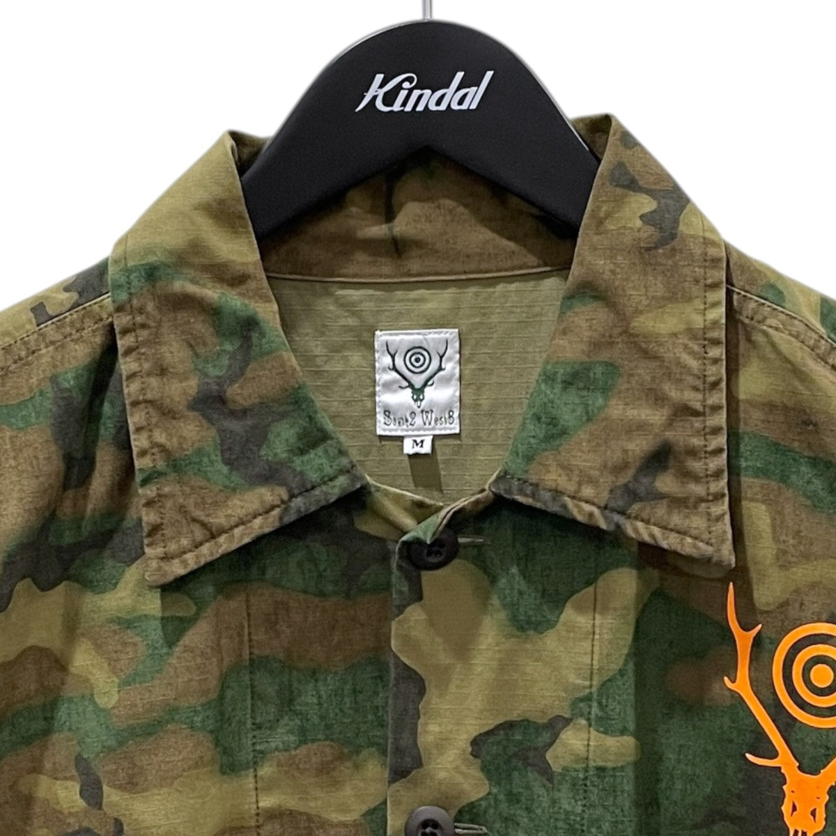 26SS カモフラ柄ライトジャケット Ranger Shirt - Cotton Ripstop ／ Camo レンジャーシャツ - コットンリップストップ ／ カモ SX666