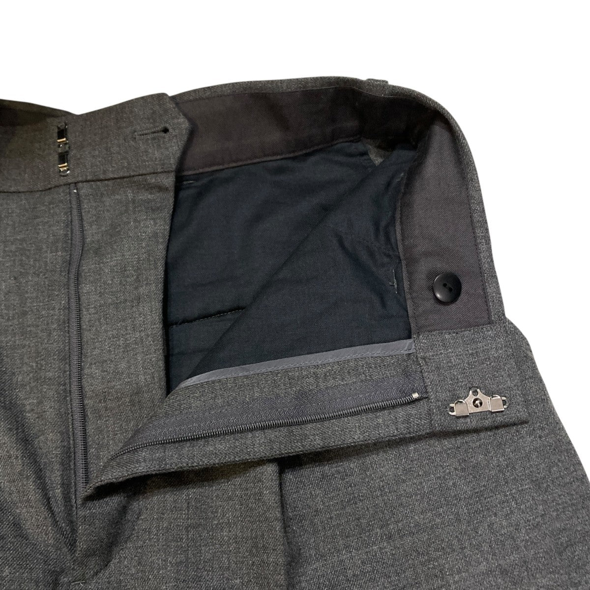 High waist wool slacksスラックスEES-43070-B