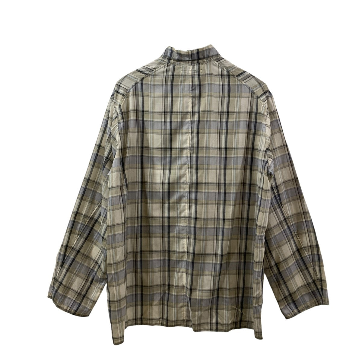 26SS折って折ってJACKET HWOOL CECKチェックシャツジャケットMT6103-0012C