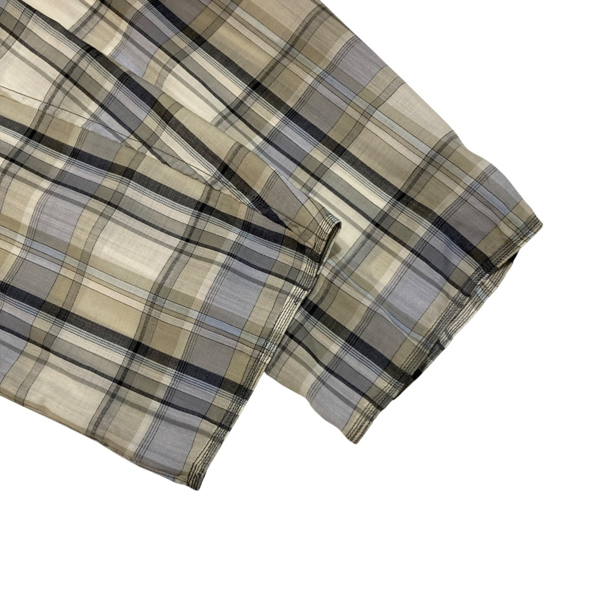 26SS折って折ってJACKET HWOOL CECKチェックシャツジャケットMT6103-0012C