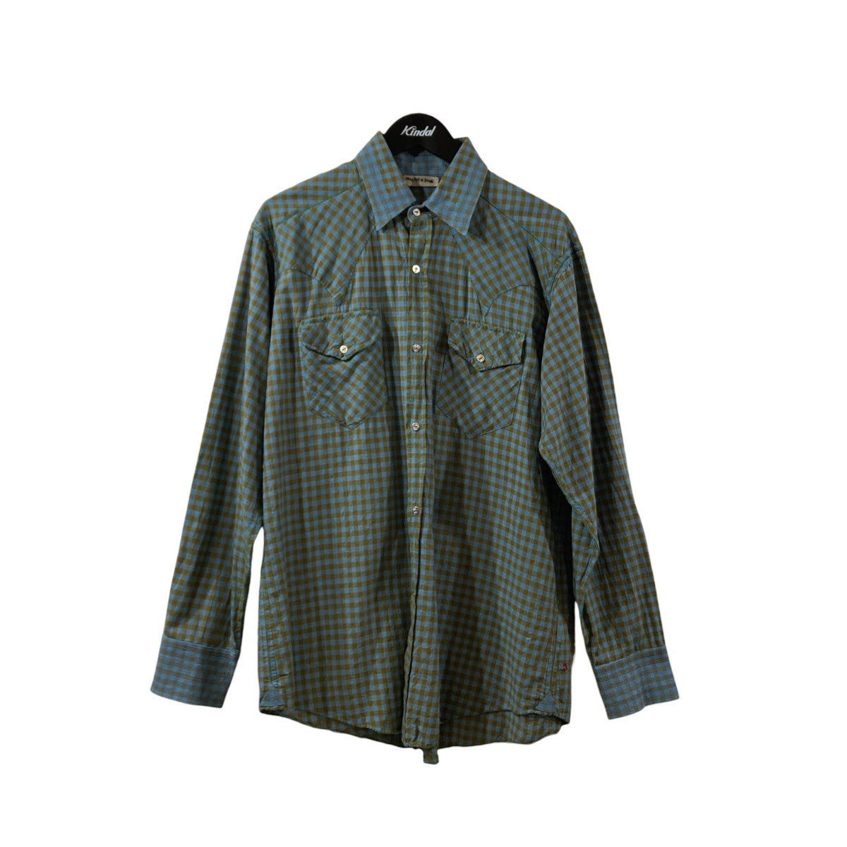 GUPTA WESTERNチェックチェックシャツMT5303-0605