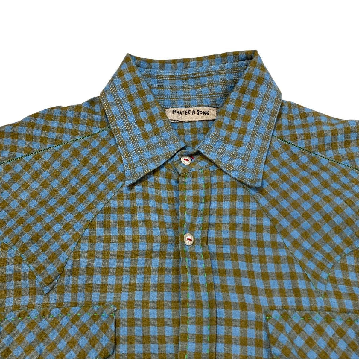 GUPTA WESTERNチェックチェックシャツMT5303-0605