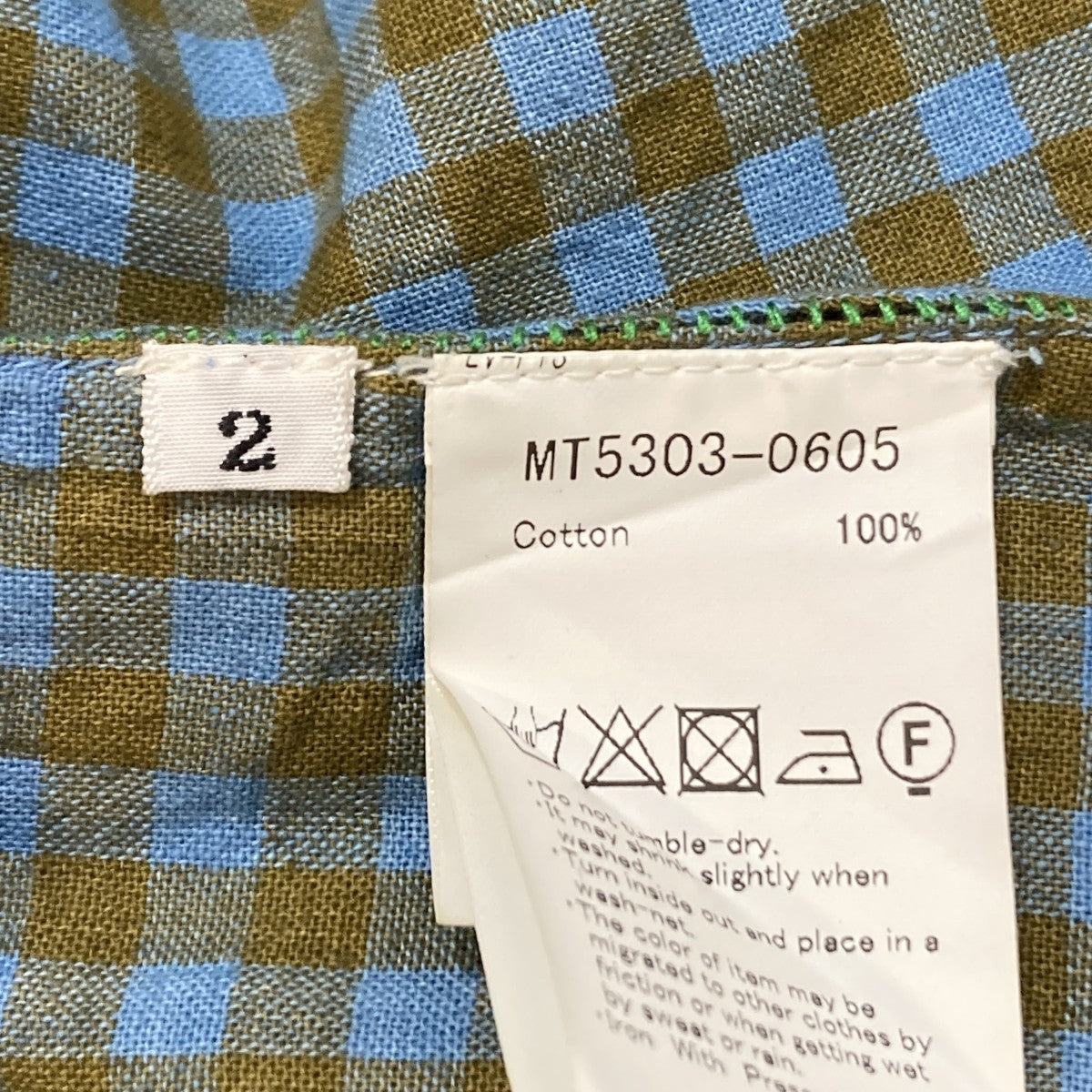 GUPTA WESTERNチェックチェックシャツMT5303-0605