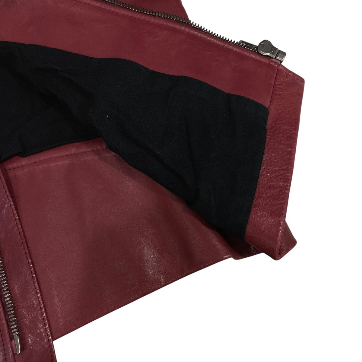 Maison Margiela ハの字ホースレザーライダースジャケット50AM015607554 古着・中古-5枚目のアイテム画像