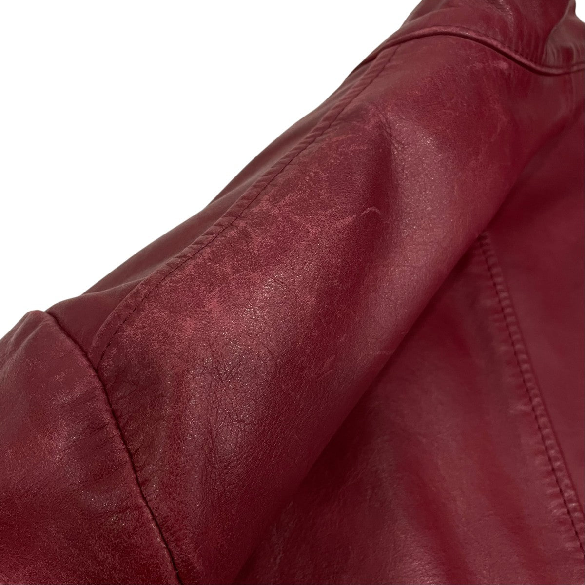 Maison Margiela ハの字ホースレザーライダースジャケット50AM015607554 古着・中古-6枚目のアイテム画像