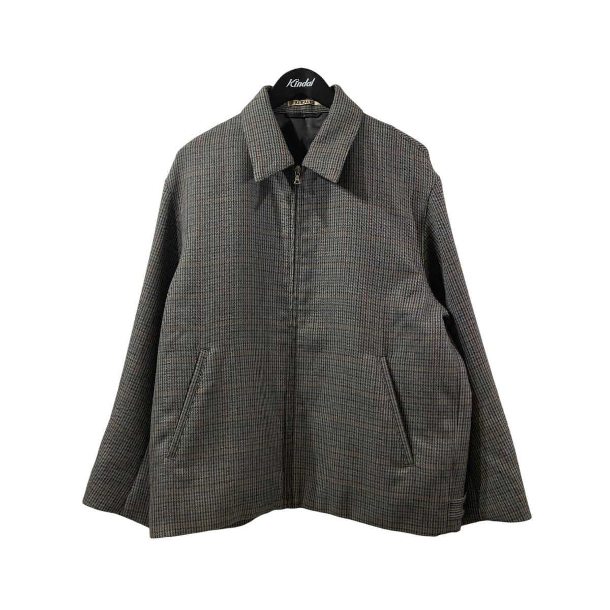 DOUBLE FACE CHECK ZIP BLOUSONジップブルゾンA8AB02BN