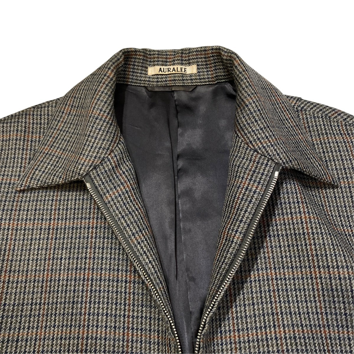 DOUBLE FACE CHECK ZIP BLOUSONジップブルゾンA8AB02BN