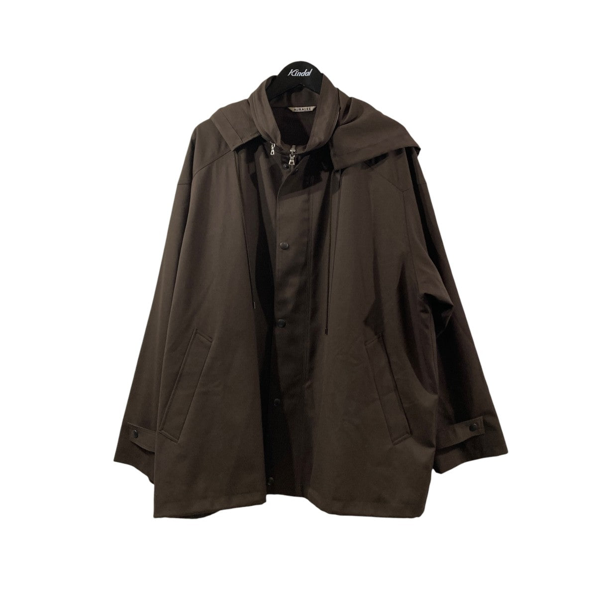 LIGHT WOOL MOHAIR BLOUSONフーデッドジャケットA8AB02LW