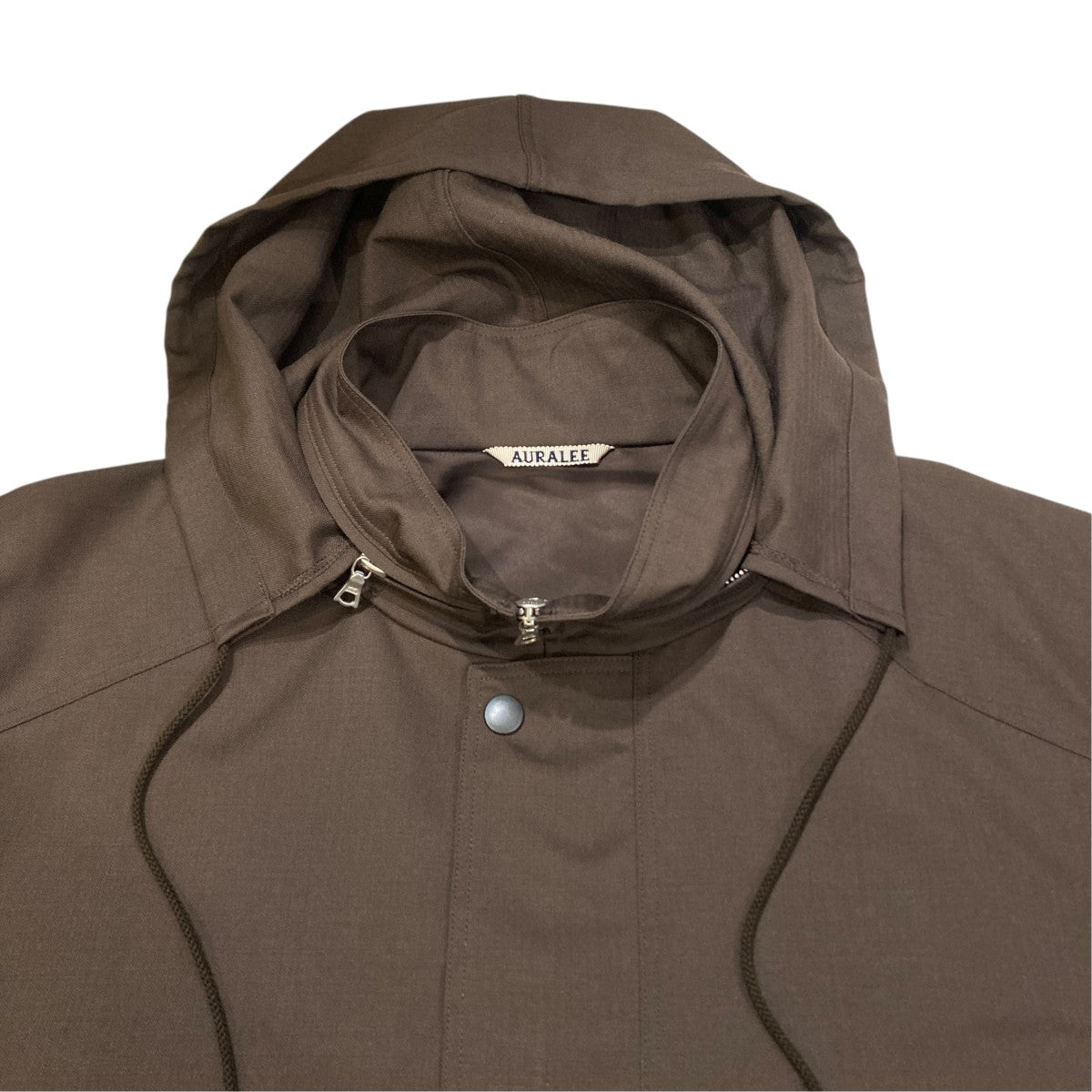 LIGHT WOOL MOHAIR BLOUSONフーデッドジャケットA8AB02LW