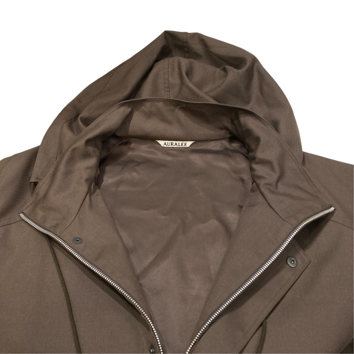 LIGHT WOOL MOHAIR BLOUSONフーデッドジャケットA8AB02LW