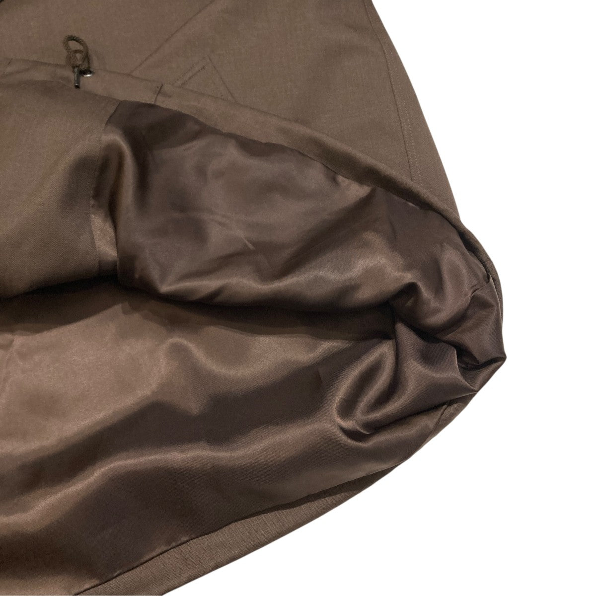 LIGHT WOOL MOHAIR BLOUSONフーデッドジャケットA8AB02LW