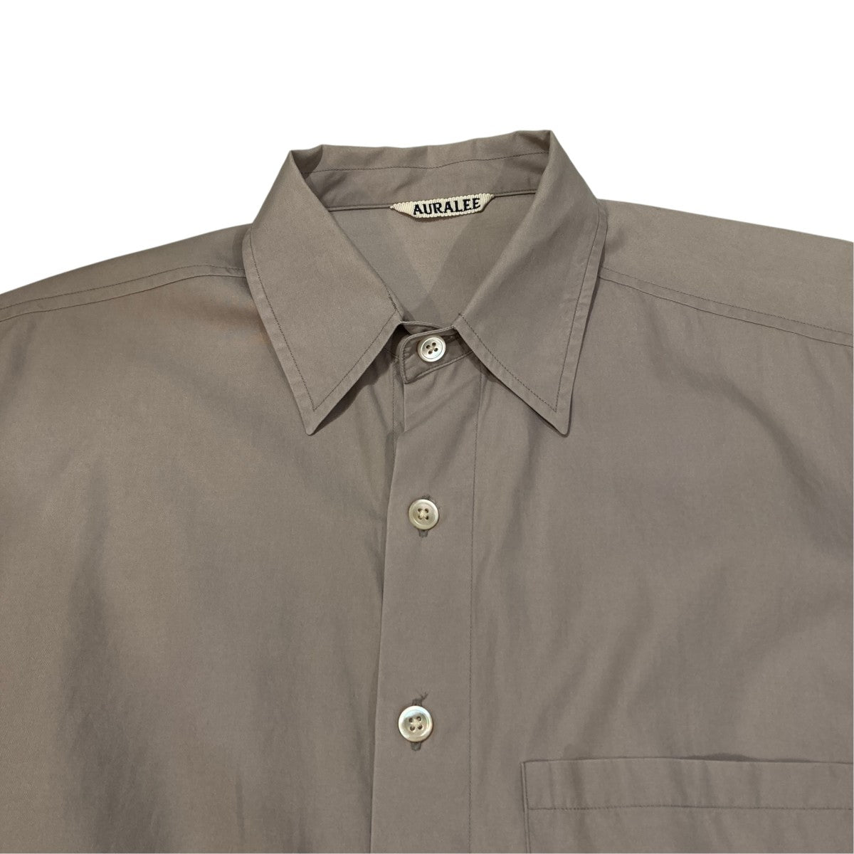 WASHED FINX TWILL BIG SHIRTS長袖シャツA20AS02TN