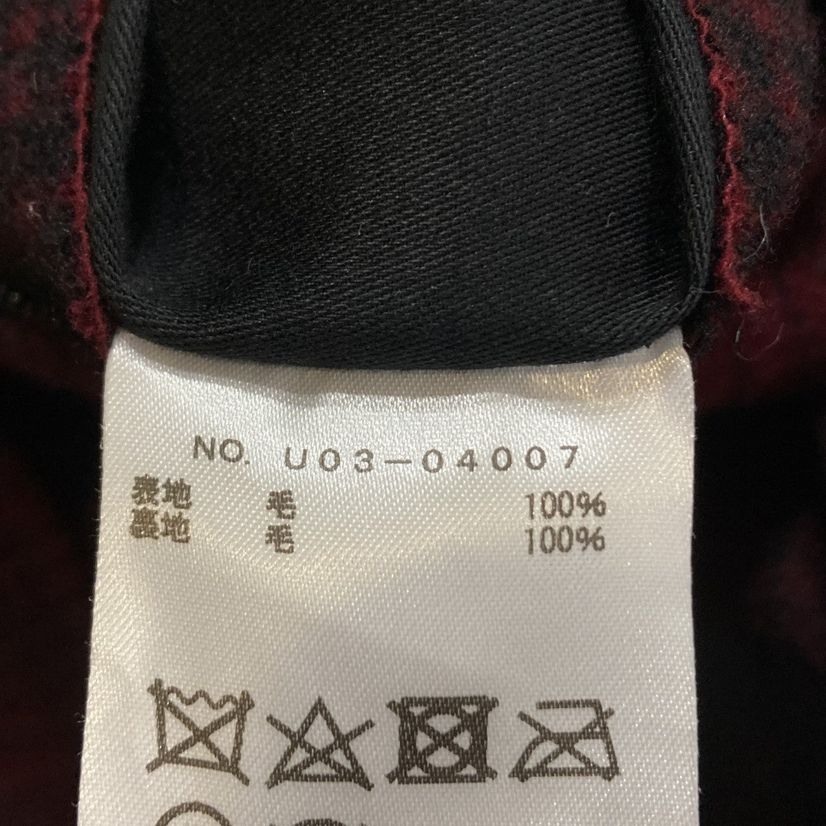 U03-04007チェックチェックジャケットU03-04007