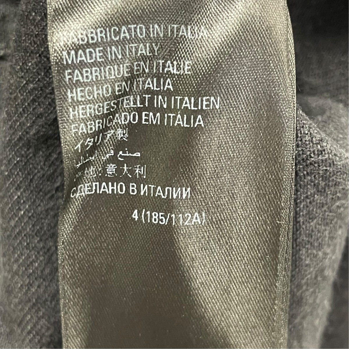 BALENCIAGA メタルロゴオーバーサイズウォッシュドデニムジャケット694504 古着・中古-6枚目のアイテム画像