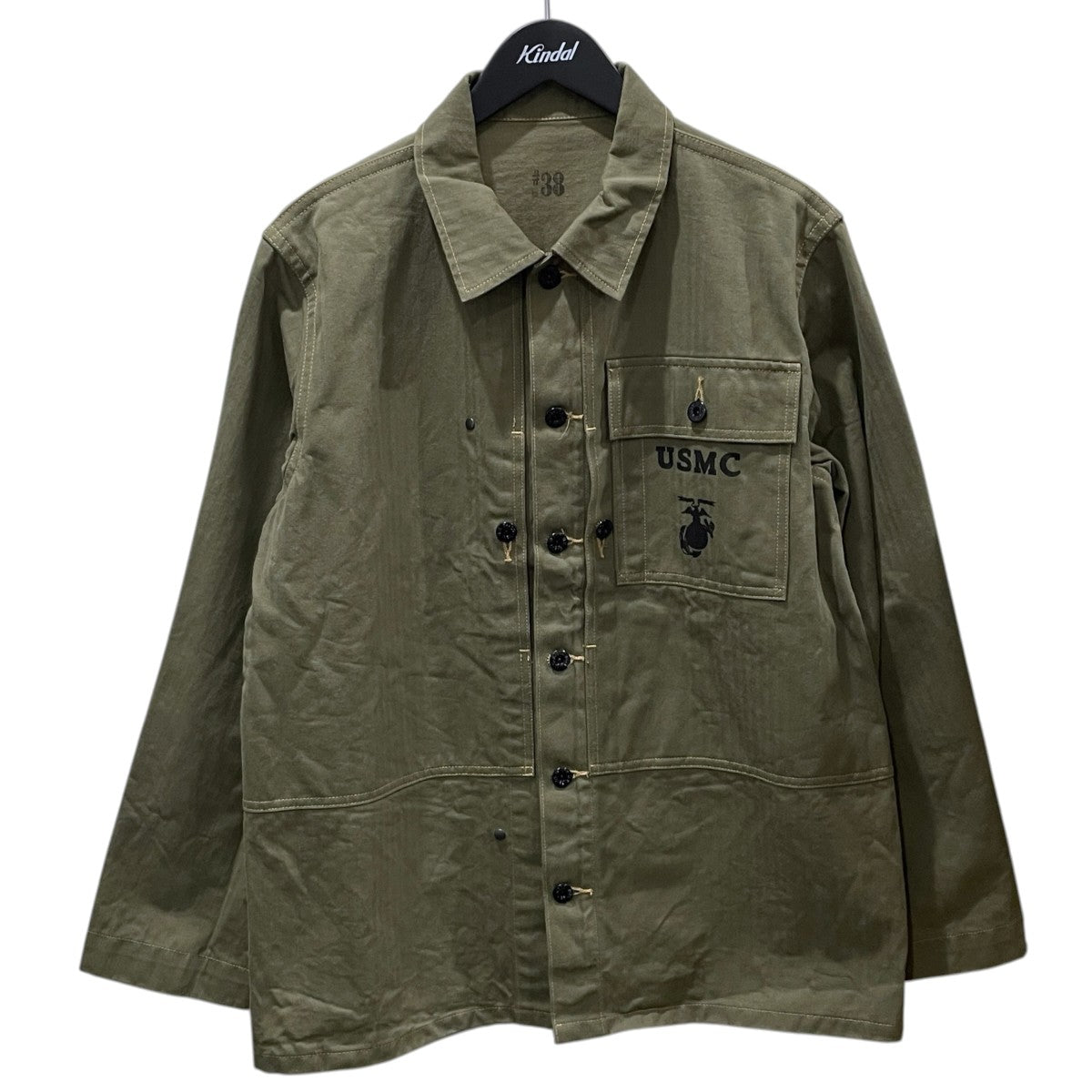 Buzz Rickson’s 26AW ヘリンボーンユーティリティジャケット U．S． MARINE CORPS M-1944 HERRINGBONE UTILITY JACKE BR15123 古着・中古-1枚目のアイテム画像