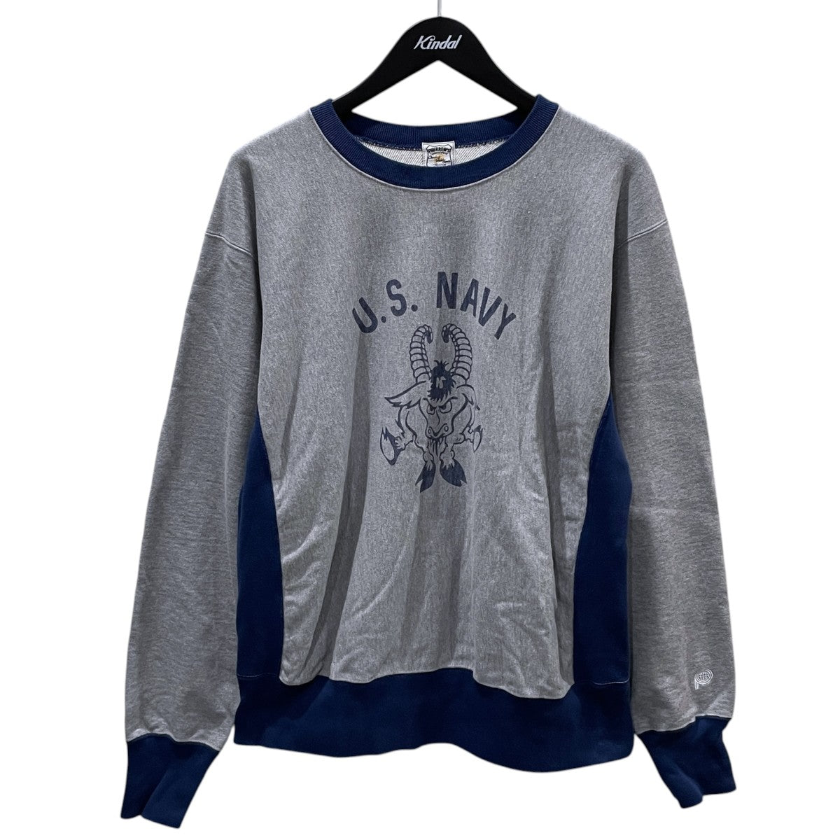 25AW ツートーンカラー スウェットトレーナー Two-tone Color Sweat U．S． NAVY 25W-PRWS-TT1