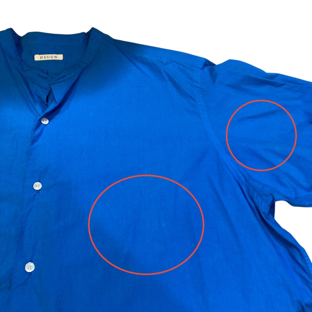 ノーカラーシャツSHIRT 079