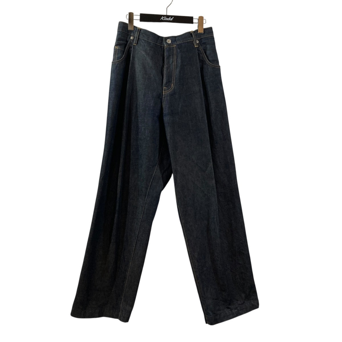 WIDE DENIM SLACKS RIGIDデニムパンツ0343