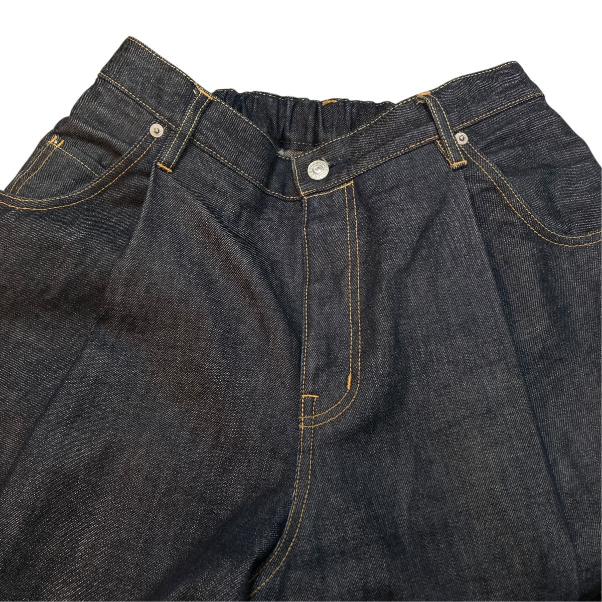 WIDE DENIM SLACKS RIGIDデニムパンツ0343