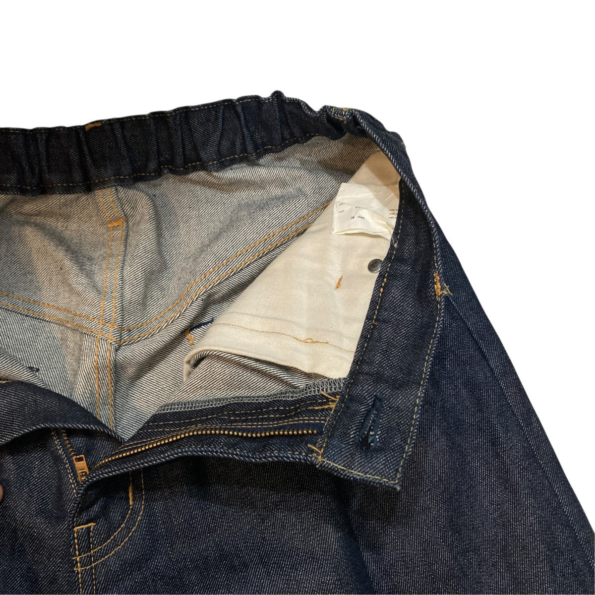 WIDE DENIM SLACKS RIGIDデニムパンツ0343