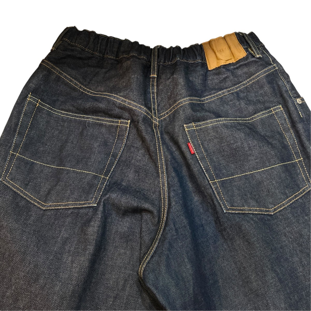 WIDE DENIM SLACKS RIGIDデニムパンツ0343