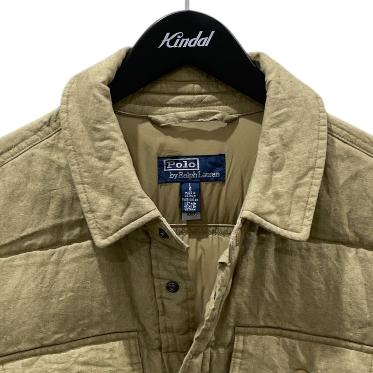 キルテッド デラヴェリネン ダウンジャケット Quilted Delave Linen Down Jacket