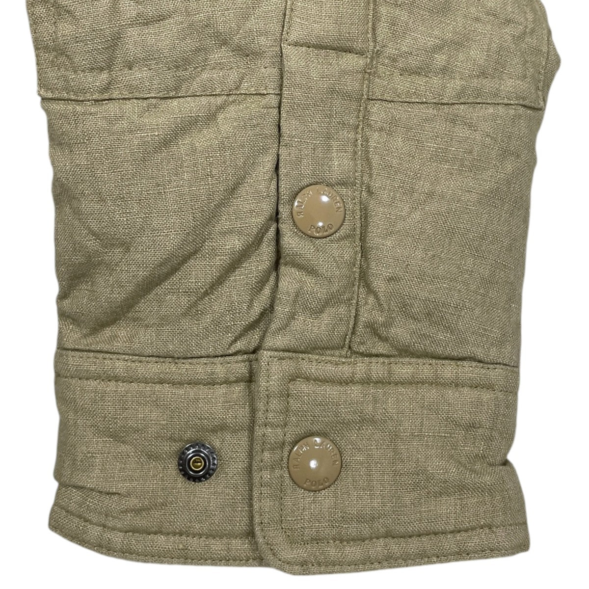 キルテッド デラヴェリネン ダウンジャケット Quilted Delave Linen Down Jacket