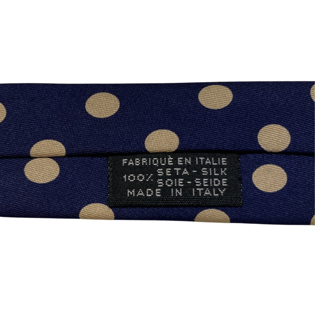 CHANEL ドット柄ネクタイ 古着・中古-5枚目のアイテム画像