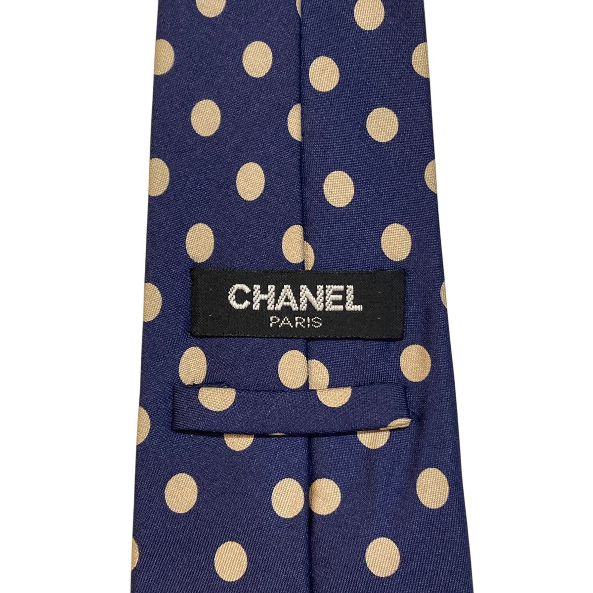 CHANEL ドット柄ネクタイ 古着・中古-6枚目のアイテム画像