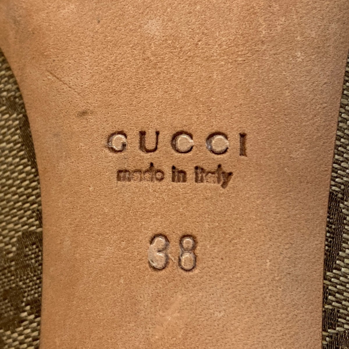 GUCCI GGキャンバスヒールパンプス237064 古着・中古-9枚目のアイテム画像