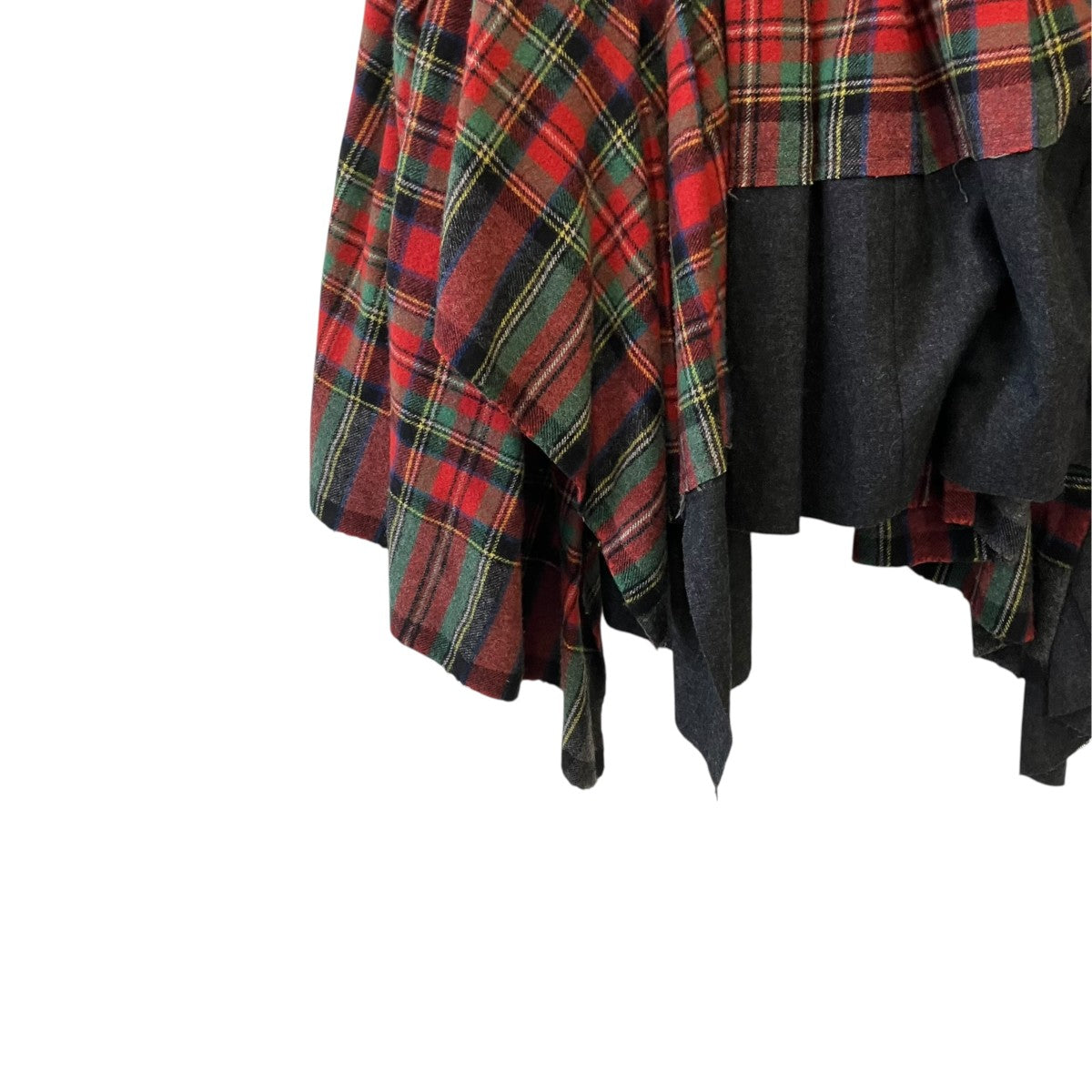 COMME des GARCONS チェックスカートGK-S018 古着・中古-4枚目のアイテム画像