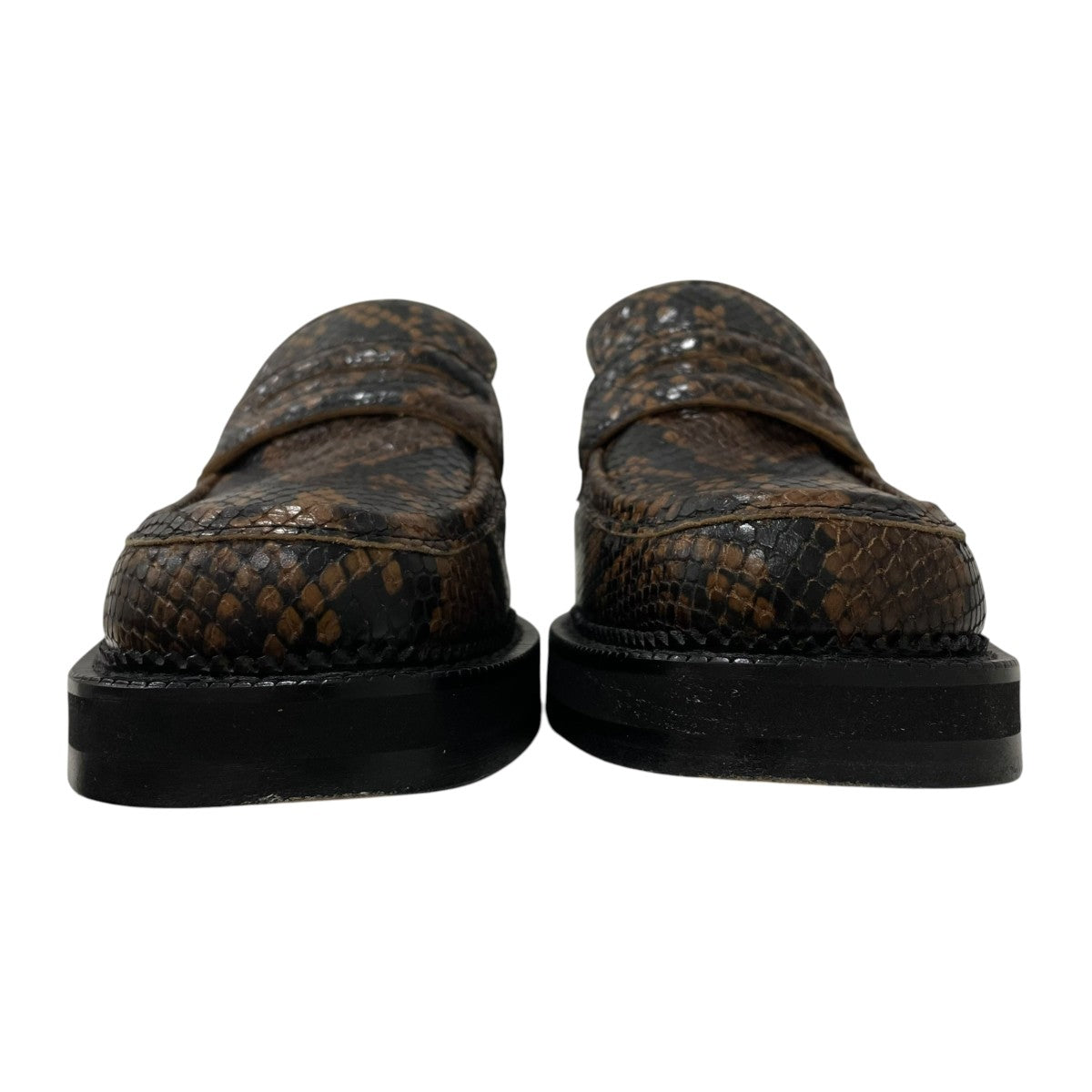 AMI Alexandre Mattiussi SGUARE TOE LOAFERSコインローファー 古着・中古-7枚目のアイテム画像