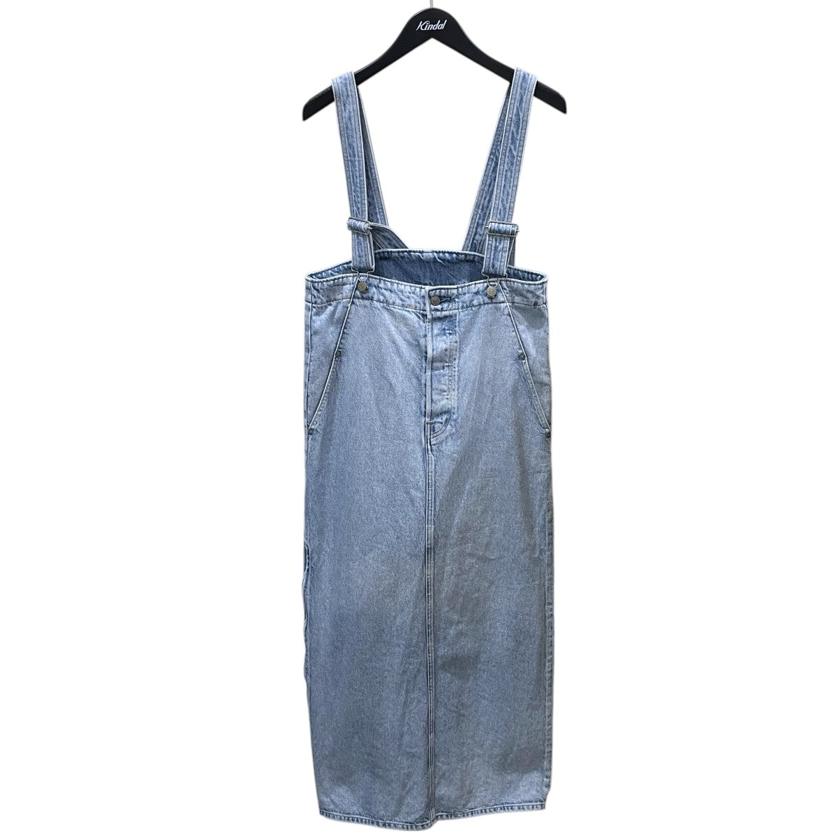 ETRE TOKYO×BEDWIN サロペットデニムスカート CORE DENIM HIGH RISE SUSPENDER SKIRT コアデニムハイライズサススカート K80164 古着・中古-1枚目のアイテム画像