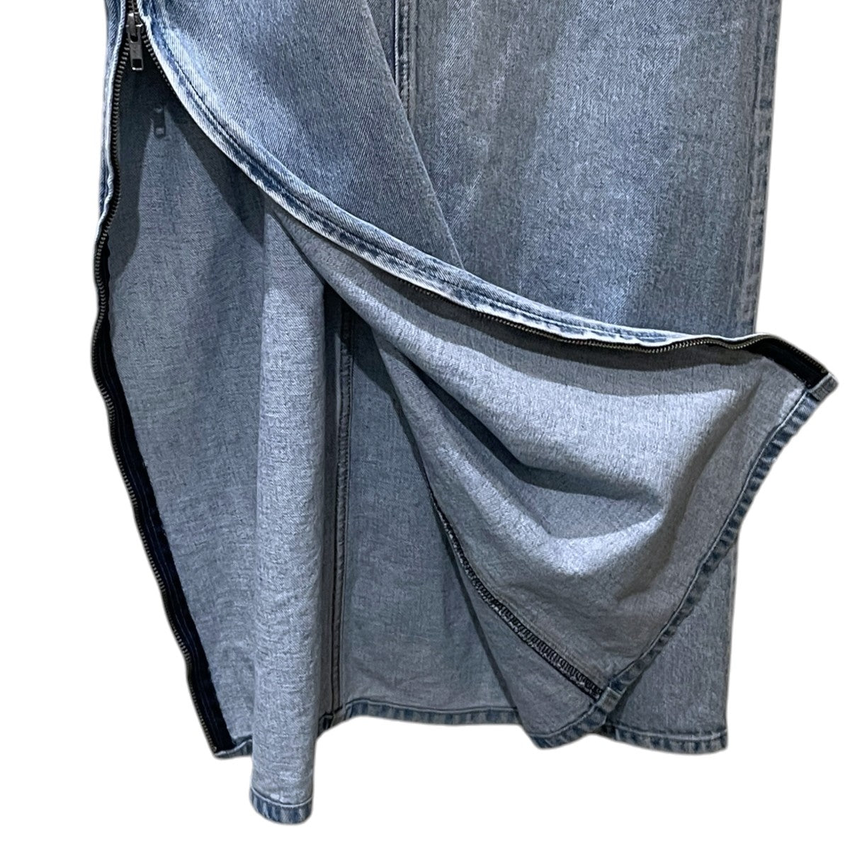 ETRE TOKYO×BEDWIN サロペットデニムスカート CORE DENIM HIGH RISE SUSPENDER SKIRT コアデニムハイライズサススカート K80164 古着・中古-5枚目のアイテム画像