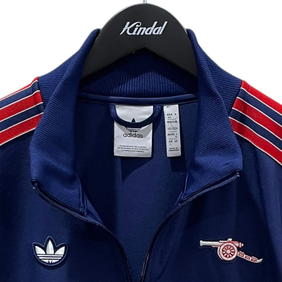 adidas 25SS ジップアップジャケット ARSENAL TERRACE ICON TRACK TOP アーセナルテラスアイコントラックトップ JF0544 古着・中古-3枚目のアイテム画像