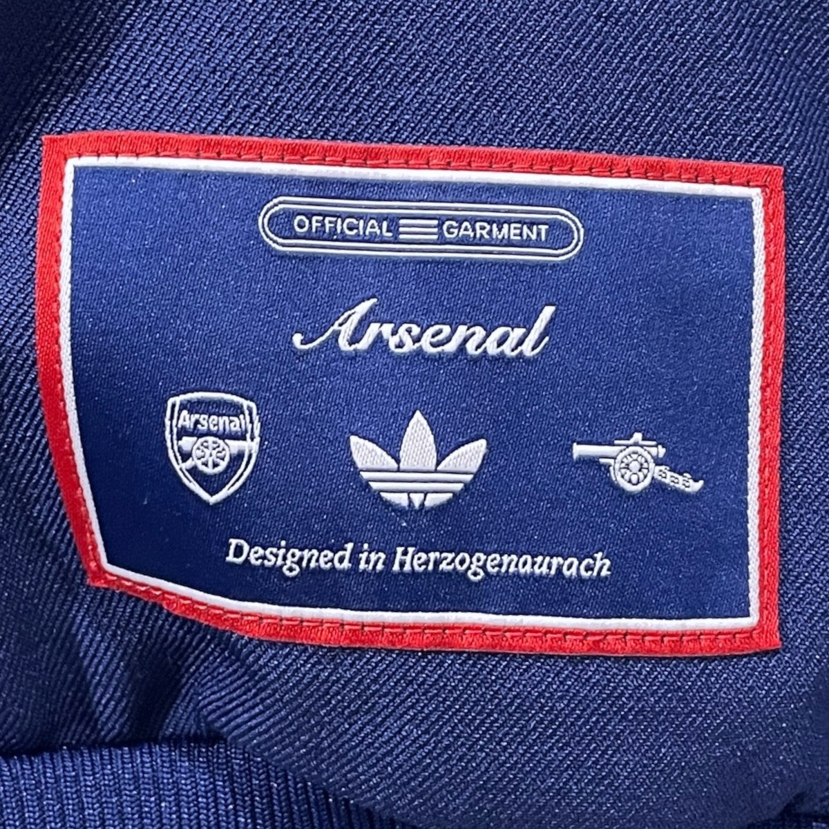 adidas 25SS ジップアップジャケット ARSENAL TERRACE ICON TRACK TOP アーセナルテラスアイコントラックトップ JF0544 古着・中古-5枚目のアイテム画像
