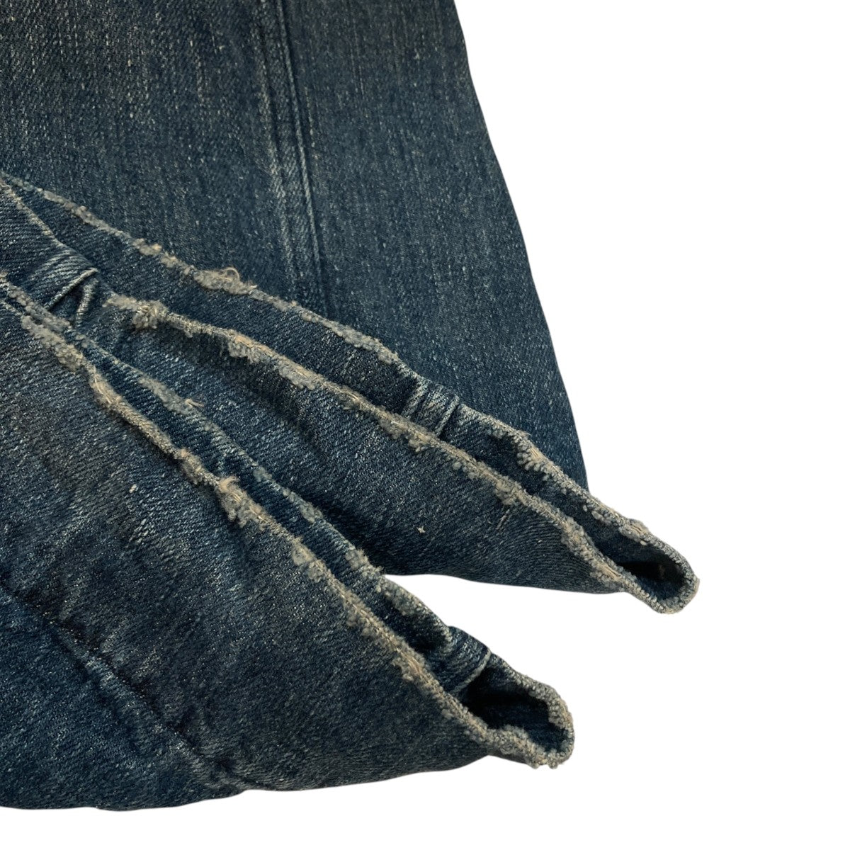 AUBERGE ROLF BLACK LAND HEMP DENIM WIDE PANTSヘンプデニムワイドパンツ 古着・中古-5枚目のアイテム画像