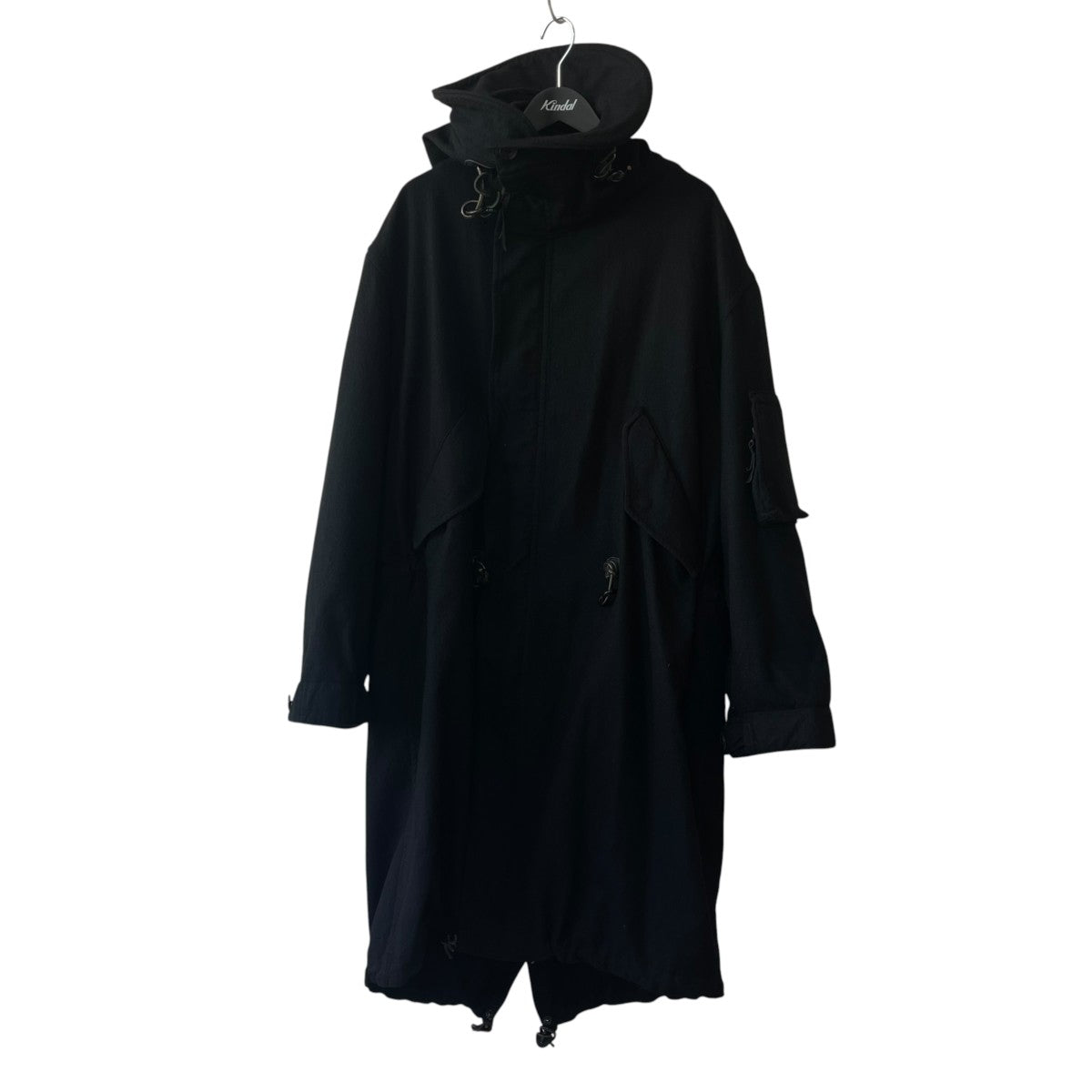 Yohji Yamamoto pour homme 03AWタトゥーライナーモッズコートHU-C18-168 古着・中古-1枚目のアイテム画像