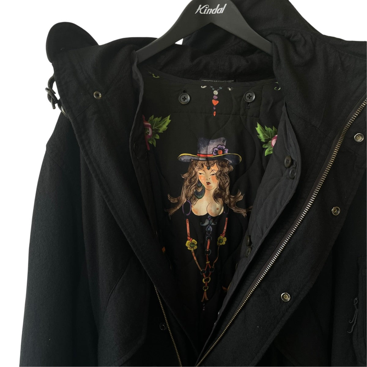 Yohji Yamamoto pour homme 03AWタトゥーライナーモッズコートHU-C18-168 古着・中古-5枚目のアイテム画像