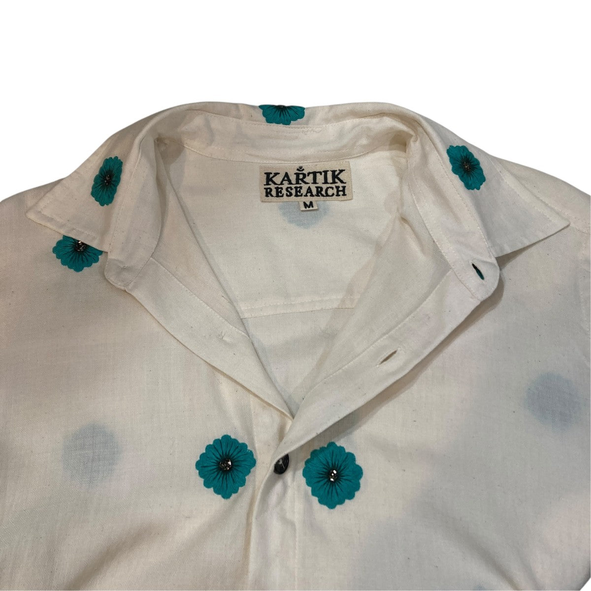 KARTIK RESERCH Hand Multi Embroderd花柄長袖シャツ24-050-310-0001-2-0 古着・中古-4枚目のアイテム画像