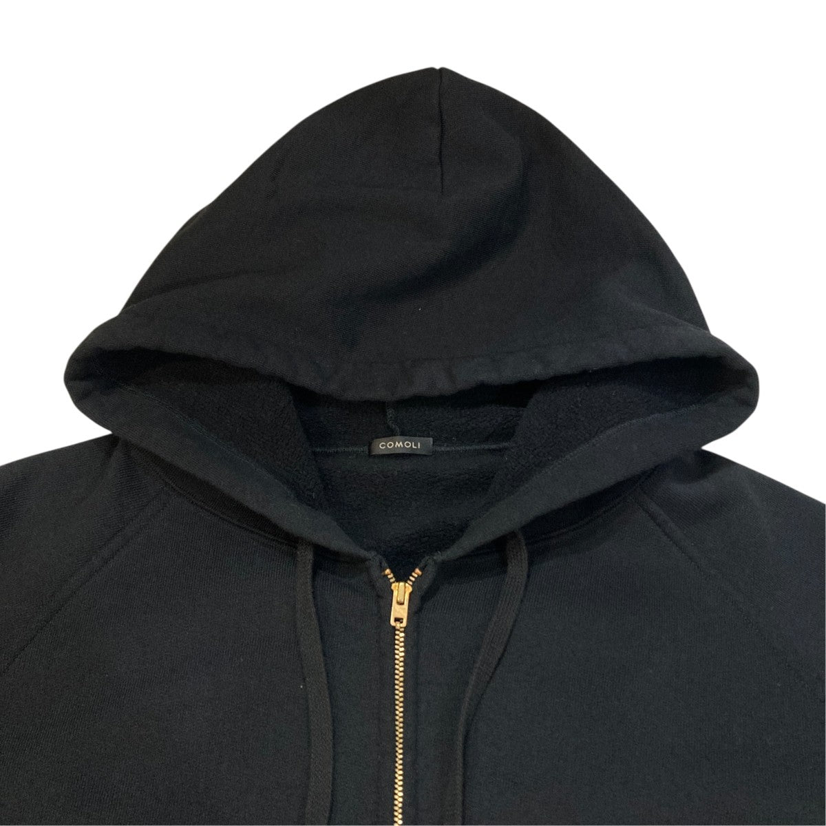 COMOLI COTTON SWEAT ZIP PARKAジップパーカーA03-05001 古着・中古-3枚目のアイテム画像