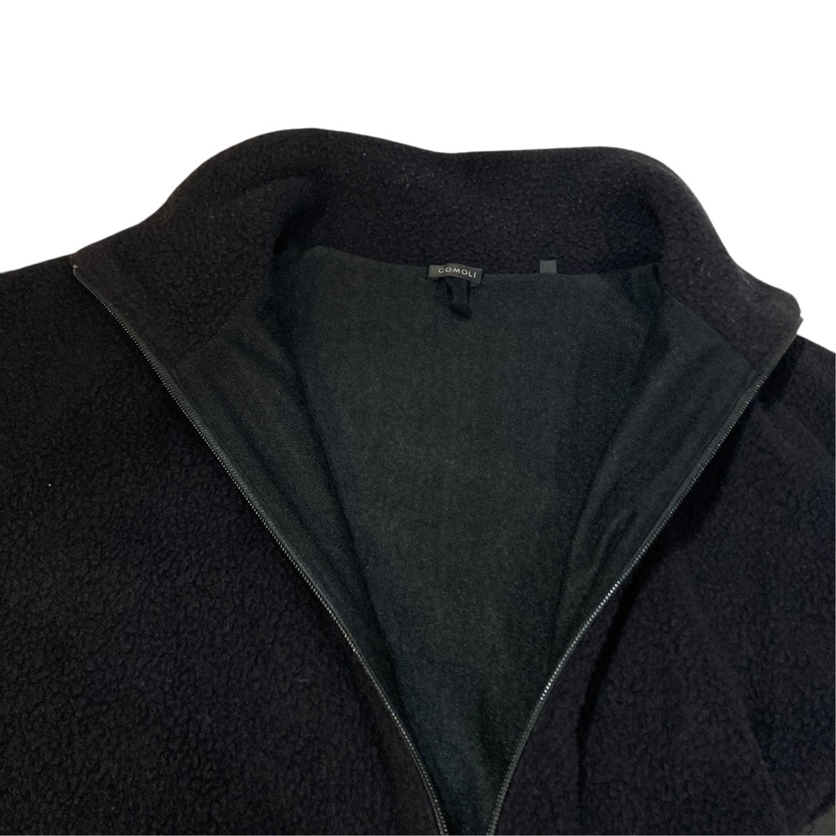 COMOLI WOOL FLEECE TRACK JACKETジップブルゾンW03-05017 古着・中古-4枚目のアイテム画像