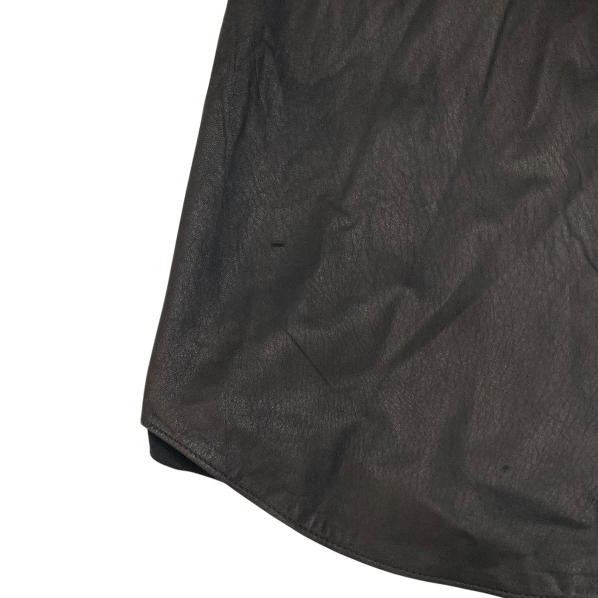 COMOLI LEATHER SHIRT ディアスキンレザーシャツS03-01015 古着・中古-8枚目のアイテム画像