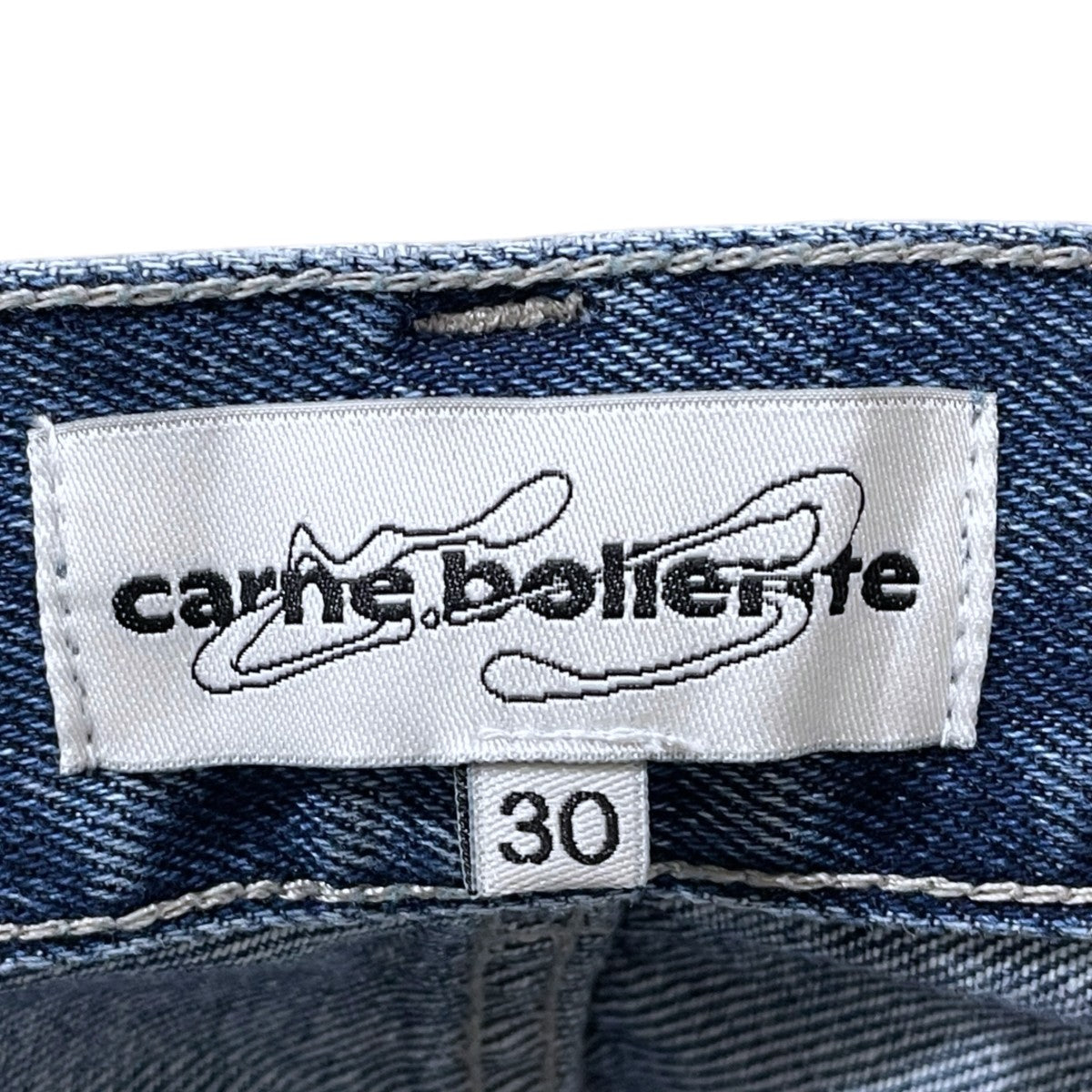Carne Bollente デニムパンツ Love Pants Gone Wild ラブパンツ ゴーンワイルド SS26DP0301 古着・中古-7枚目のアイテム画像