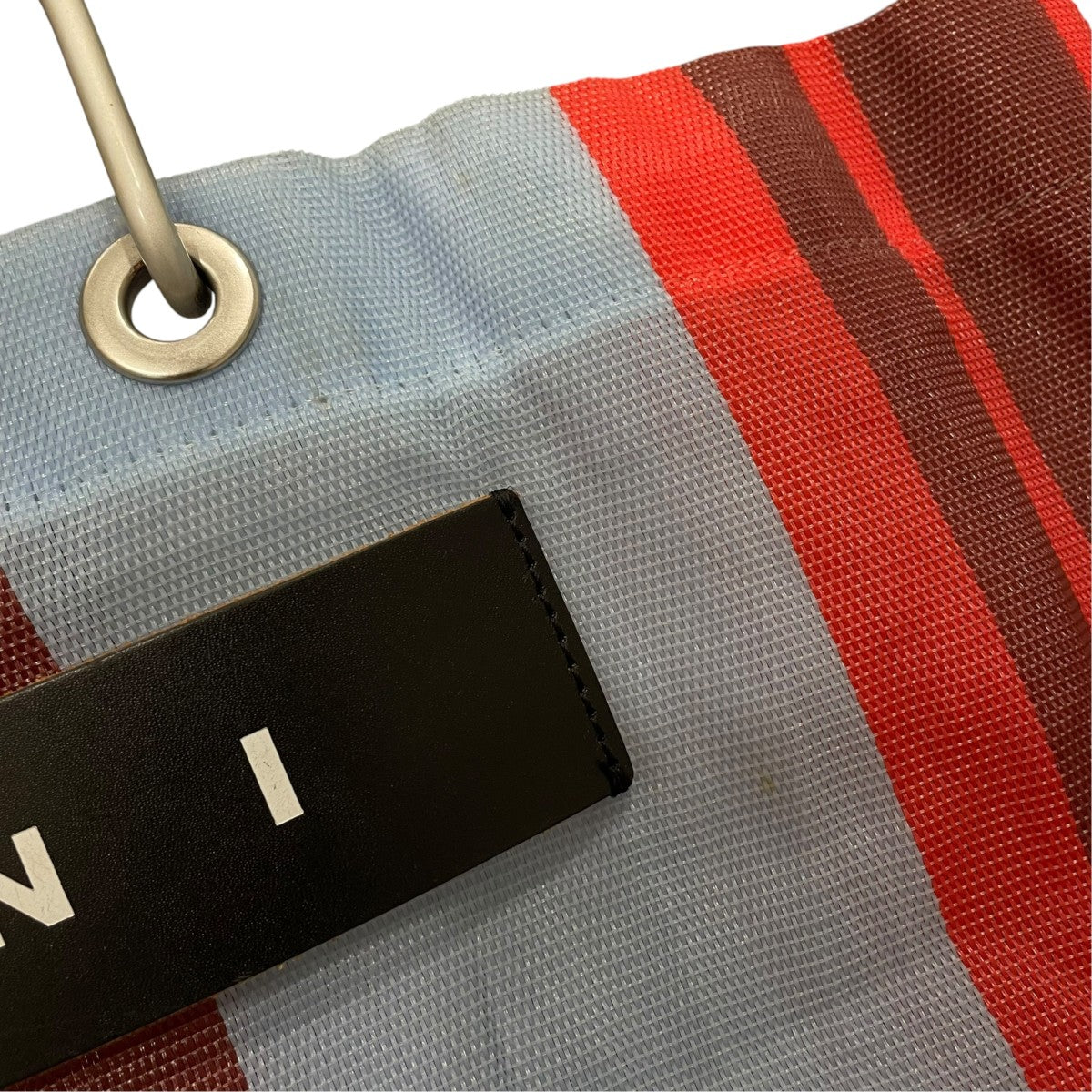 MARNI フラワーカフェ ショッピングバッグハンドバッグ 古着・中古-6枚目のアイテム画像