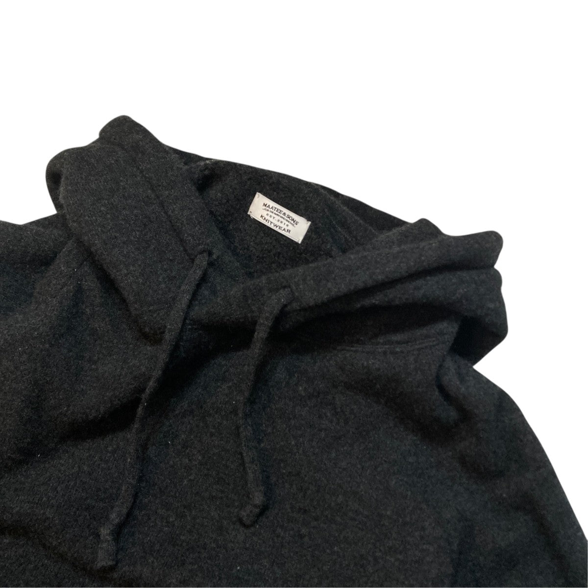 SUPER 160s P O HOODIE ニットパーカー MT4303-0111
