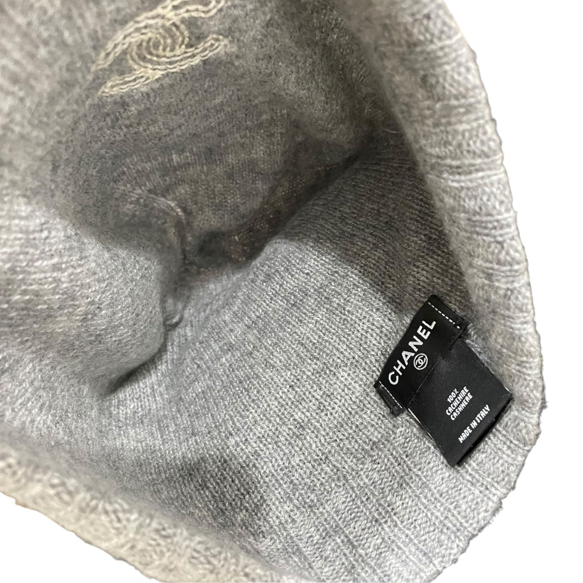 CHANEL ニット帽 古着・中古-4枚目のアイテム画像