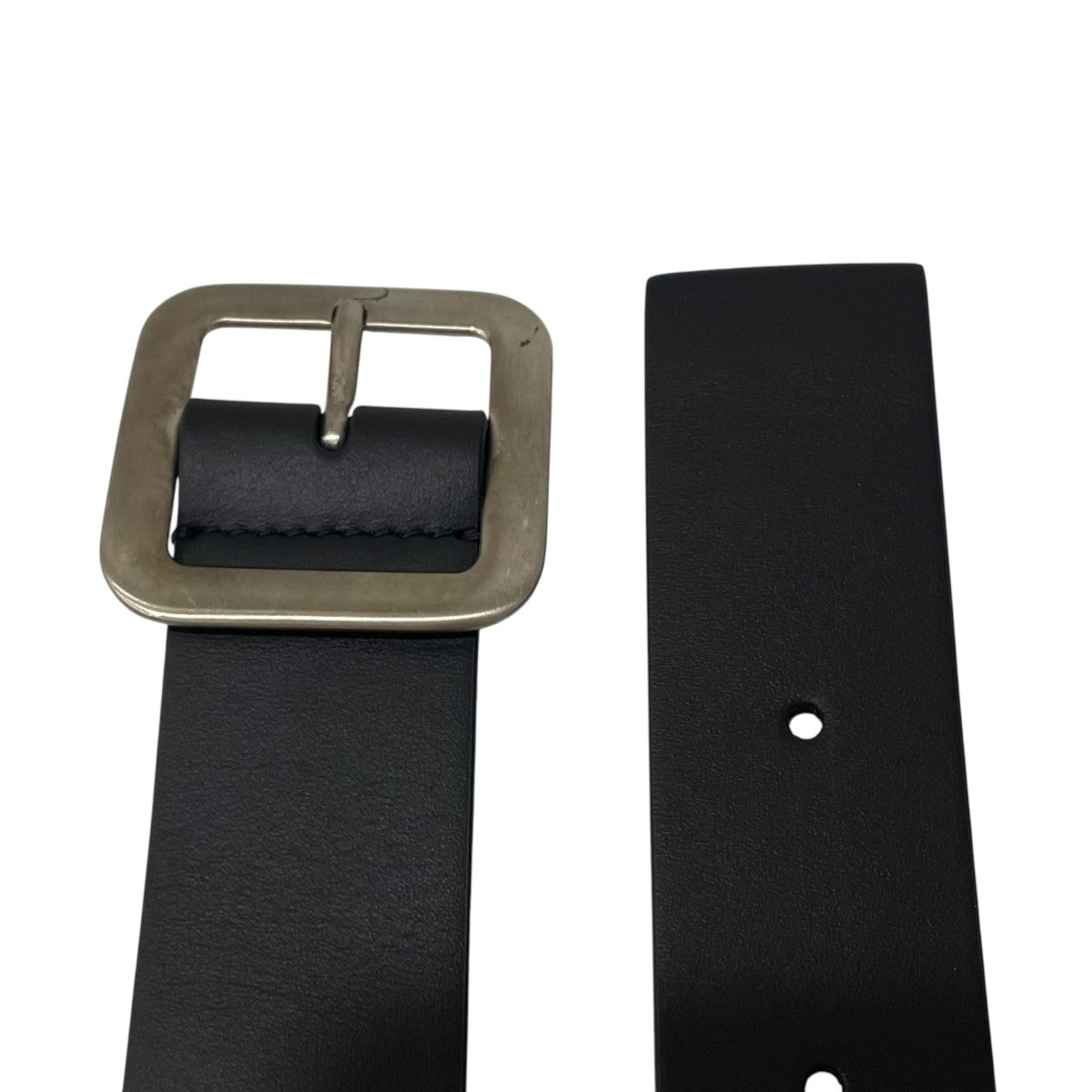 JIL SANDER FLAT SQUARE BELT LSレザーベルトJ25TP0008 古着・中古-3枚目のアイテム画像