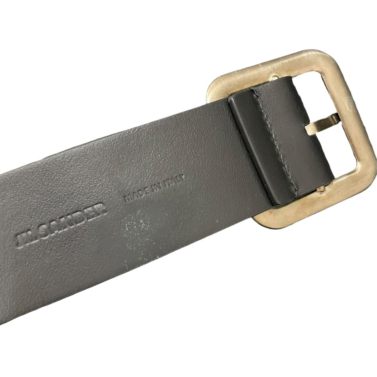 JIL SANDER FLAT SQUARE BELT LSレザーベルトJ25TP0008 古着・中古-7枚目のアイテム画像